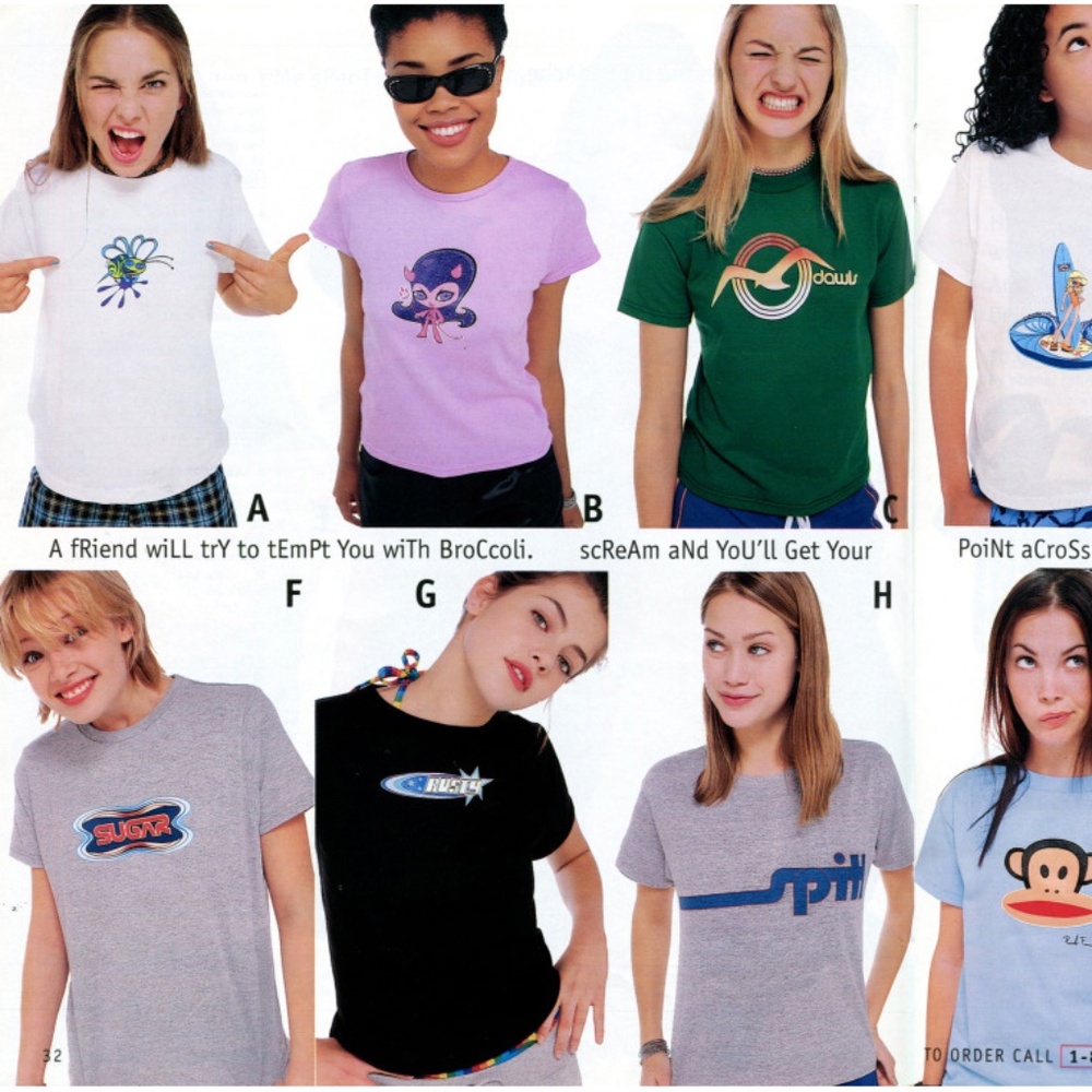 delia's spring break 1998 catalog Pages 32-47